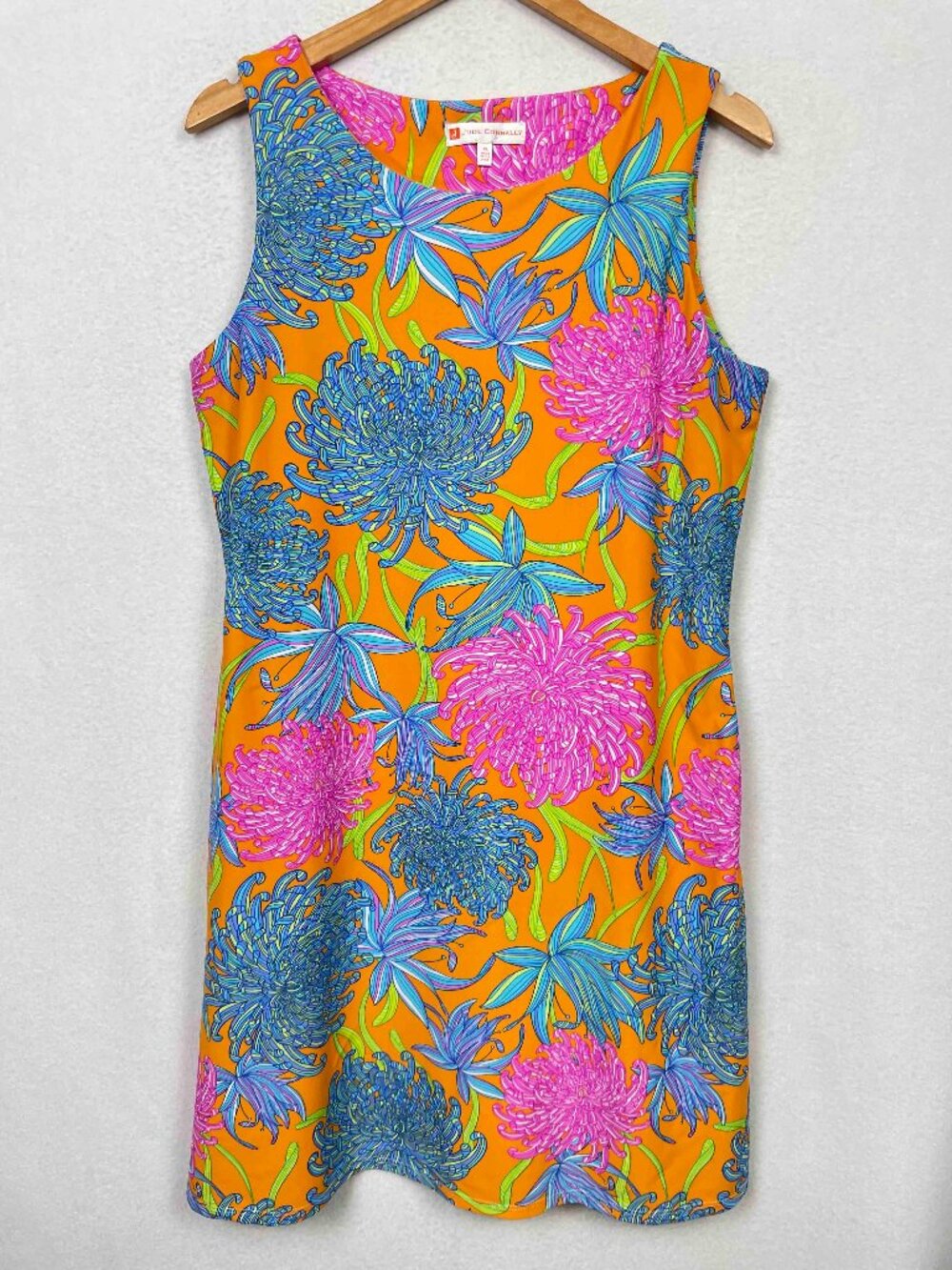 Jude Connally Sleeveless Floral Beth Dress Womens Size XL